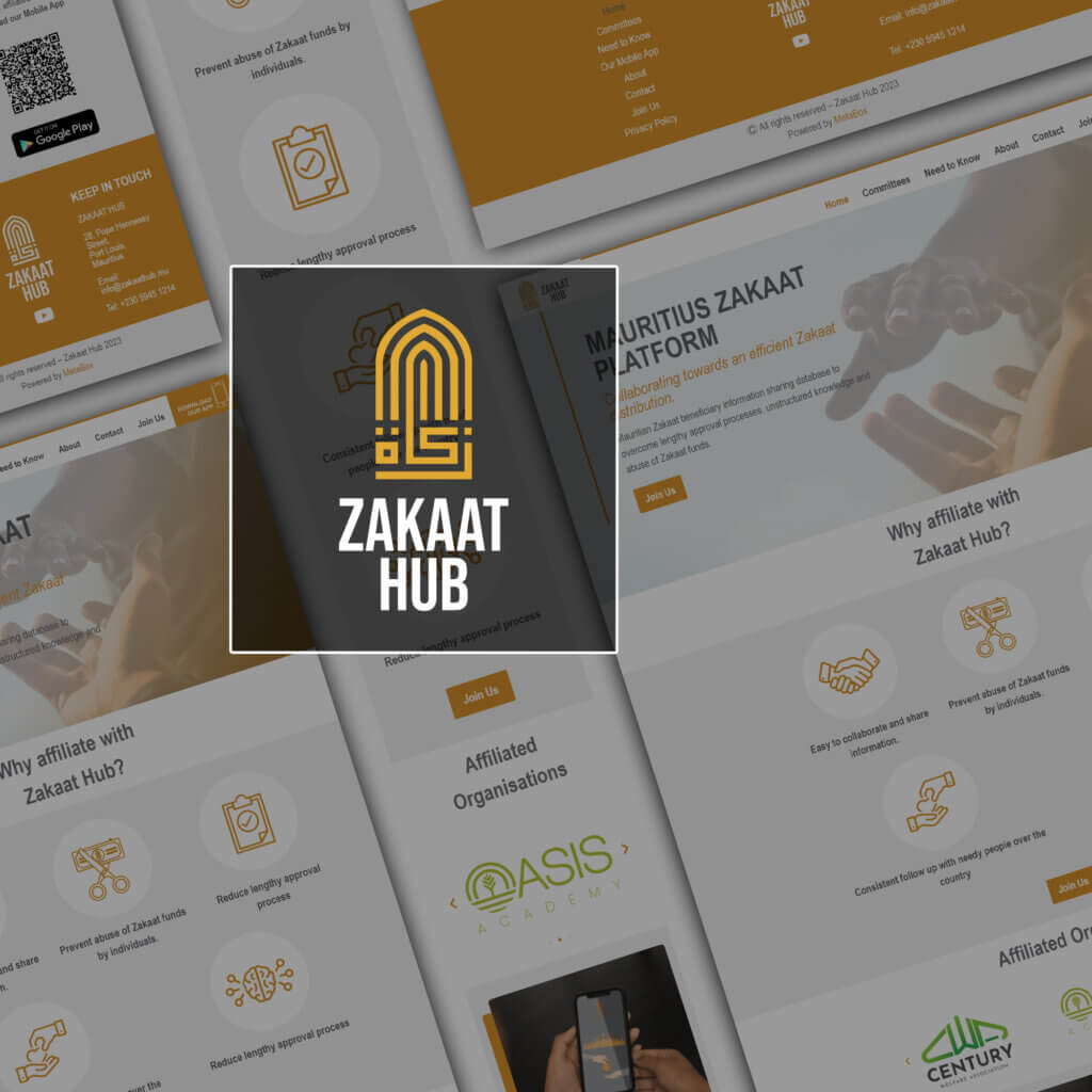 Zakaat Hub Website Featured Image
